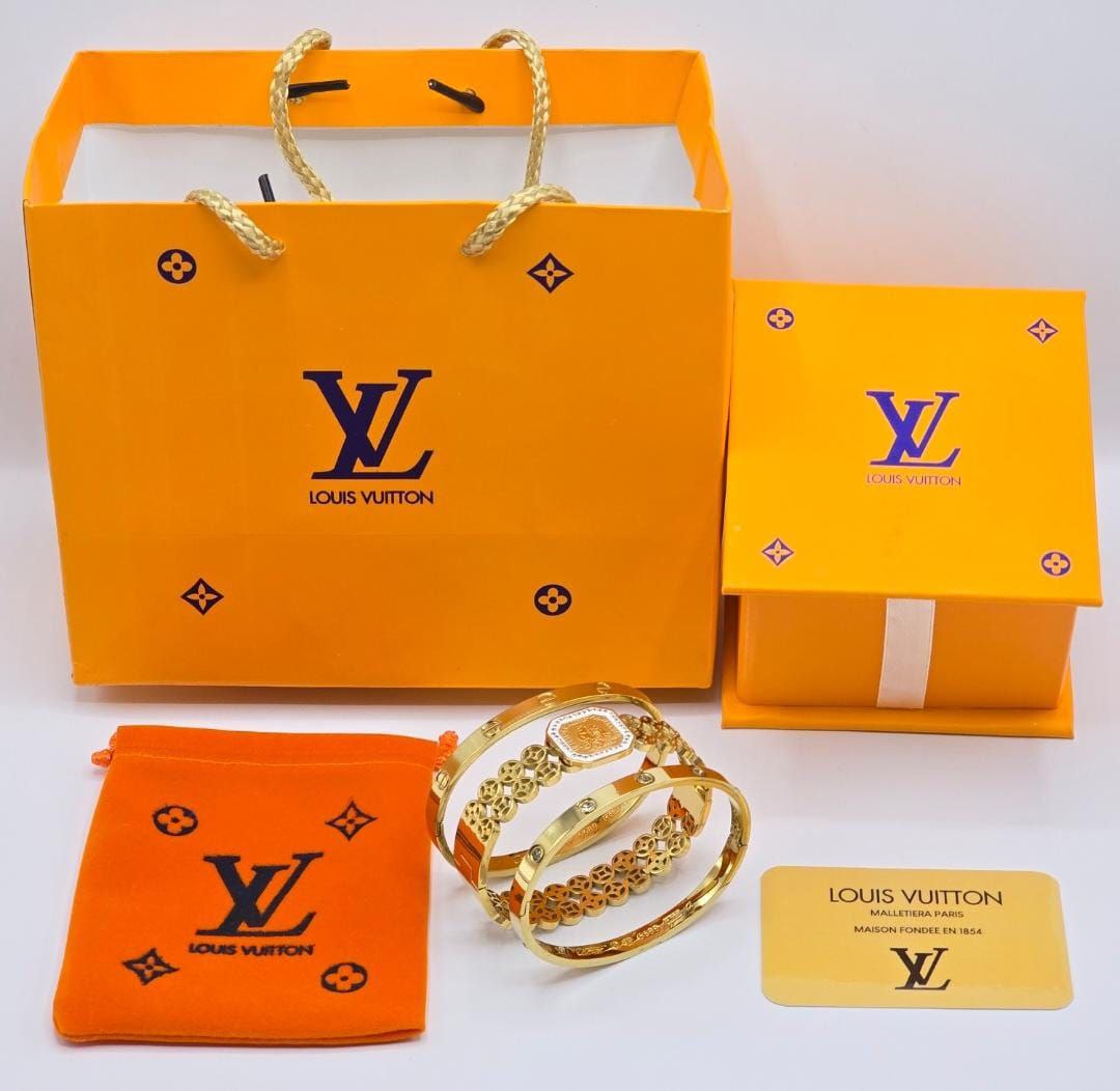 Le Bracelet Iconique « Lv » – Ensemble Royal