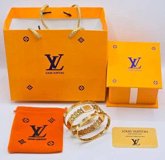 Le Bracelet Iconique « Lv » – Ensemble Royal